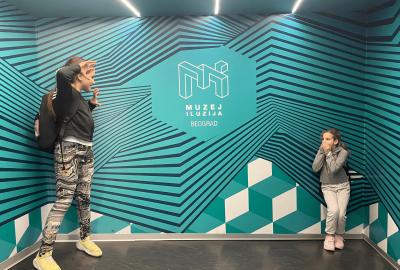 Brook Hill School students visited the Museum of Illusions