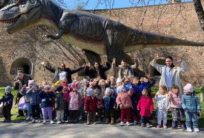 Brook Hill Kindergarten adventures in Dino park